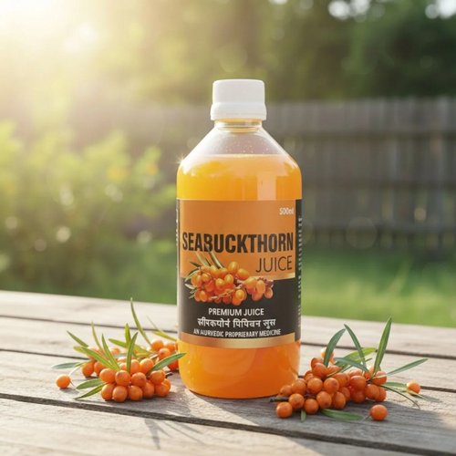 Pure Sea Buckthorn Juice - Organic Super Antioxidant with Omega 3, 6, 7 & 9 - Fssai Approved